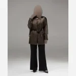 کت کتی طوبی ژاکارد ابریشم سایز 40 تا 48 قد 80 - Image 3