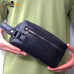 کیف دستی مردانه چرمی شوزبگ دو خانه چرم صنعتی خارجی - Image 4