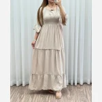 ساحلی عروسکی ململ فری سایز مناسب 40 تا 48 نخ ململ - تصویر 5
