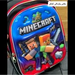 کوله پشتی مدرسه پسرانه مقطع ابتدایی سه خانه ضدتعریق طرح عکسدار - Image 14