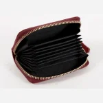 کیف پول جاکارتی چرم مصنوعی مدل آکاردئونی طرح شسته مدل ترنج - Image 6