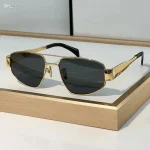 عینک آفتابی زنانه سلین فلزی UV 400 سبک راحت آیتم 8247 - تصویر 6
