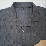 ست پیراهن و شلوارک مردانه پارچه مراکشی گرم بالا سایز L تا 3XL - Image 6
