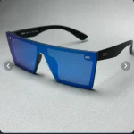 عینک آفتابی ریبن مدل 9020 اسپرت با فریم کائوچویی مشکی و لنز جیوه ای UV400 - Image 7
