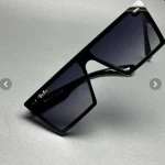 عینک آفتابی ریبن مدل 9020 اسپرت با فریم کائوچویی مشکی و لنز جیوه ای UV400 - Image 5