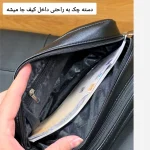 کیف دستی و دوشی مردانه شوزبگ چرم وارداتی درجه یک - Image 12