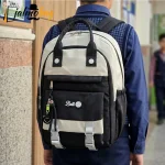 کوله پشتی مدرسه رنگی ضد آب مناسب دبستان و راهنمایی ارتفاع 40 سانتیمتر - Image 8