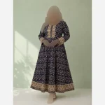 کرتی هندی گلدوزی شده جنس نخ وارداتی فری سایز - Image 5