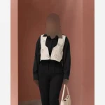 ژیله زنانه لنین سوزندوزی هندی مدل مادام سایز فری مناسب 36 تا 48 - Image 3
