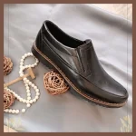 کفش مردانه اسپرت چرم مجلسی اداری رسمی مدل منچستر طبی لژدار - تصویر 5
