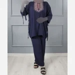 بلوز شلوار زنانه طرح آیدا فری سایز - Image 5