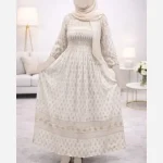پیراهن ساحلی هندی طلاکوب فری سایز 40 تا 52 قد 130 سانتی متر - Image 5