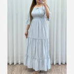 ساحلی عروسکی ململ فری سایز مناسب 40 تا 48 نخ ململ - تصویر 6