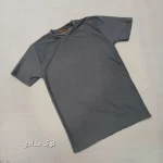 تیشرت مردانه نخی ساده طرح بیسکویتی خنک و لطیف - Image 7