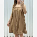 سارافون کوتاه نخی زنانه فری سایز - تصویر 5