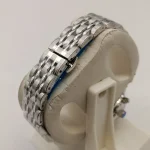 ساعت مچی زنانه سیکو استیل صفحه مشکی طرح سه موتور تقویم دار - تصویر 3