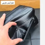 کیف دستی و دوشی مردانه شوزبگ چرم وارداتی درجه یک - Image 16