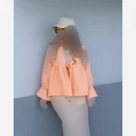 شومیز زنانه مدل هانیسا جنس دبل فیس فری سایز مناسب 38 تا 48 - Image 2
