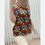 بلوز خارجی رنگین 3069