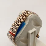 ساعت زنانه رولکس دیت جاست رزگلد صفحه سبز مسترکوالیتی موتور کوارتز ژاپن - Image 3