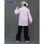 شومیز لینن دخترانه مدل دریا مانتو تابستانی خنک سایز 1 - Image 3