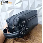 کیف دستی مردانه چرمی شوزبگ دو خانه چرم صنعتی خارجی - Image 8