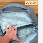کوله پشتی اسپرت پریزیدنت وارداتی ضد خش جادار دو خانه جیب لپ تاپ - Image 20