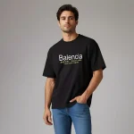 تیشرت مردانه باکسی پنبه سوپر در رنگهای مختلف و سایزهای L تا 3XL - Image 4