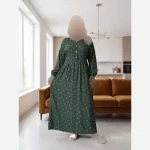 ⁨ پيراهن كَلدار جلو دكمهt8046 - تصویر 5