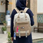 کوله پشتی مدرسه رنگی ضد آب مناسب دبستان و راهنمایی ارتفاع 40 سانتیمتر - Image 2