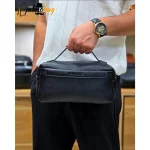 کیف دستی مردانه مونت بلانک چرم دوحالته چهار زیپ مدل دبل فیس - Image 6