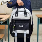کوله پشتی مدرسه رنگی ضد آب مناسب دبستان و راهنمایی ارتفاع 40 سانتیمتر - Image 10