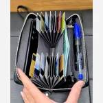 کیف دستی پاسپورتی چرم طبیعی ظفر - Image 4