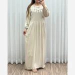 ساحلی نخی گلدوزی شده آی تکین فری سایز U7526 - تصویر 2