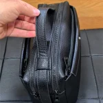 کیف دستی مردانه مونت بلانک چرم دوحالته چهار زیپ مدل دبل فیس - Image 15