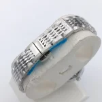 ساعت مچی زنانه سیکو کالکشن استیل صفحه مشکی با موتور ژاپن و تقویم دار - Image 3