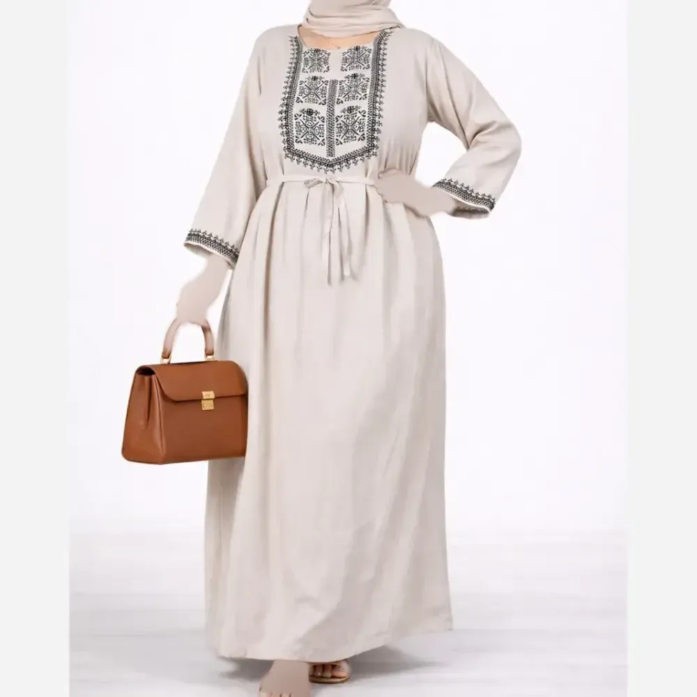 b63a6645-7a5f-4ff8-b2b7-2d3ee7cc16d2 ساحلی نخی زنانه طرح نورا فری سایز خنک و سبک - Image 1