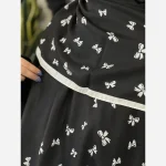 روسری سوپر نخ قواره 140 طرح دابل پاپیون برند میس رز - تصویر 2