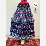 ساحلی کریشه هندی نخ وارداتی فری سایز کش دوزی شده