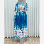 ساحلی حاشیه دار نسیم نخی نرم و راحت فری سایز 38 تا 48 - تصویر 4