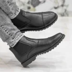بوت چرم مردانه مدل Italy دوتیکه کشی سایز 40 تا 44 - تصویر 3