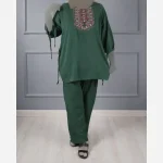 بلوز شلوار زنانه طرح آیدا فری سایز - Image 7