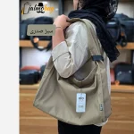 ساک پینترستی زنانه پارچه خلبانی وارداتی مناسب روزمره و ورزش - Image 3