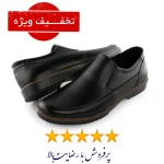 کفش چرم مردانه مدل منچستر مشکی مجلسی اداری اسپرت رسمی سایز 40 تا 44 - تصویر 4