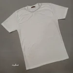 تیشرت مردانه نخی ساده طرح بیسکویتی خنک و لطیف - Image 8