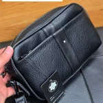 کیف دستی و دوشی مونت بلانک چرم صنعتی سه کاره - Image 8