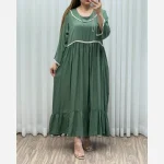 ساحلی نخی نواری طرح دریا فری سایز زنانه - Image 4