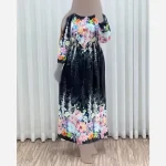 ساحلی حاشیه دار نسیم نخی نرم و راحت فری سایز 38 تا 48 - تصویر 2