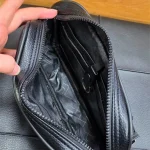 کیف دستی و دوشی مونت بلانک چرم صنعتی سه کاره - Image 14