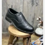 کفش مردانه رسمی هشترک کشی چرم راحتی روزمره کلاسیک - Image 4